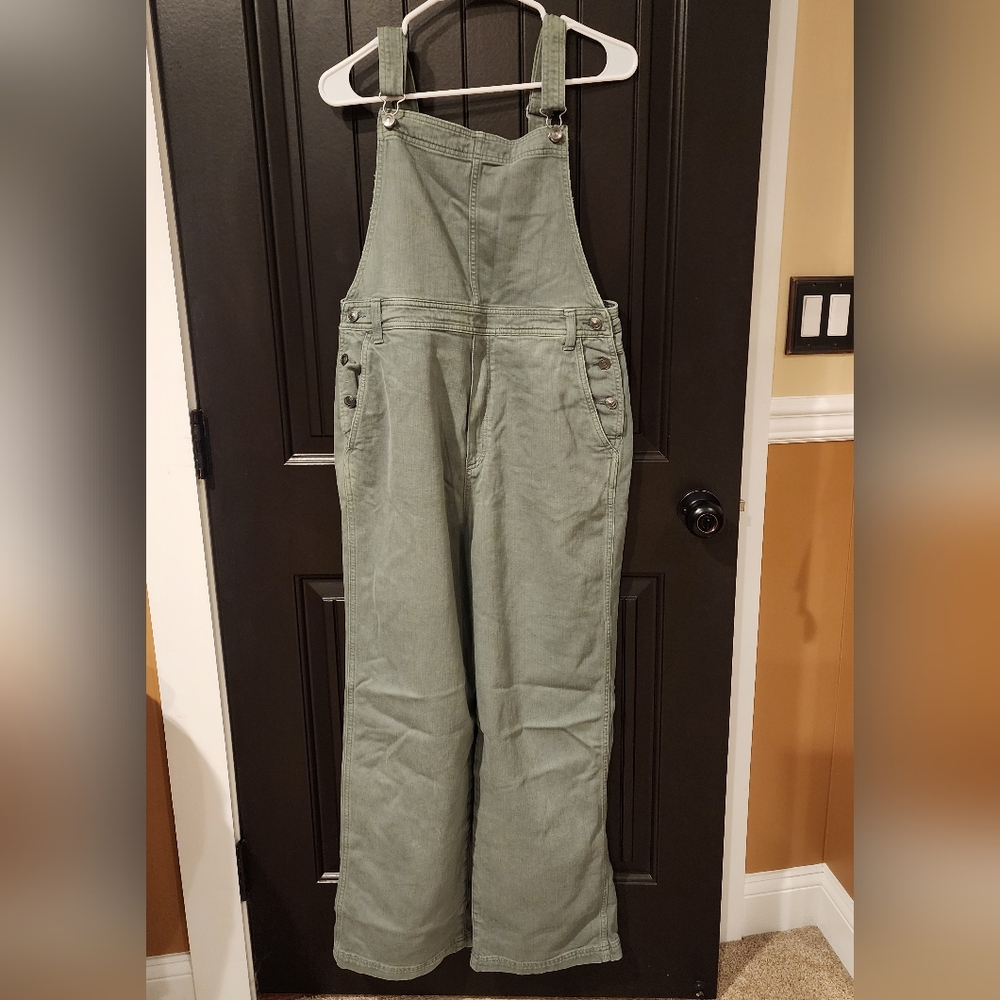Aerie Olive Green Women's Overalls, Size L